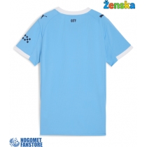 Manchester City Domaci Dres za Ženska 2025-26 Kratak Rukav